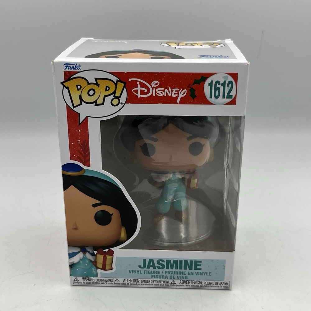 Funko Pop! Disney Princess Holiday 2025‎ Jasmine #1612 With Pop Protector